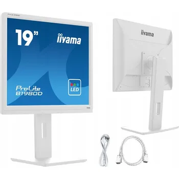 Monitor 19" monitor iiyama ProLite B1980S-W1 TN LED 5:4 1280x1024 MÁ HDMI DP PIVOT