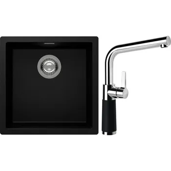 Kuchyňský dřez Set Schock S13-10 (dřez Kaia N-100 Puro + baterie SC-540 Puro)