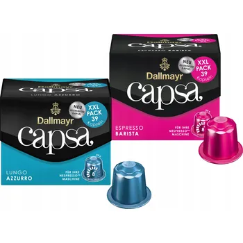 Kapsle Nespresso Dallmayr Lungo Azzurro 39 kusů XXL