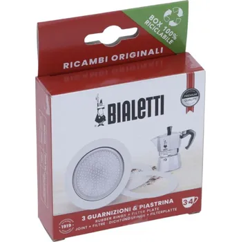 Domácí spotřebič Bialetti sada těsnění pro moka konvičku na 3/4 šálky