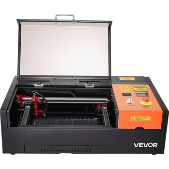 Gravírování Vevor Gravírovačka co2 45 W, pracovní plocha 300×200 mm, rotační osa