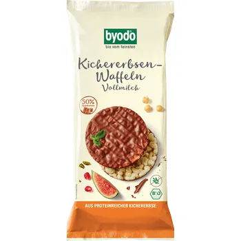 Trvanlivě pečivo Byodo Cizrnové chlebíčky mléčná čokoláda 65 g bio BIO VEGETARIAN BEZLEPEK Množství: 1 ks