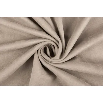 Látka ekologický semiš 295 g/m2 šířka 150 cm hnědá