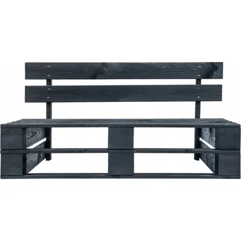 Zahradní lavice Lavička s opěradlem, dřevo, 110 x 65 cm