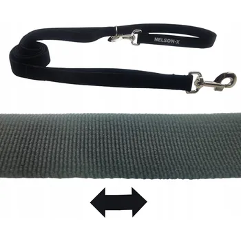 Vodítko pro psa VODÍTKO S AMORTIZACÍ ULTRAFLEX NELSON-X 3 M KARABINA TWIST-LOCK