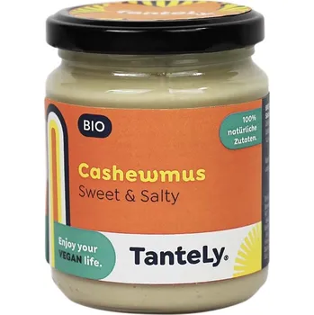 TanteLy Kešu máslo sladko-slané 250 g bio BIO VEGAN Množství: 1 ks