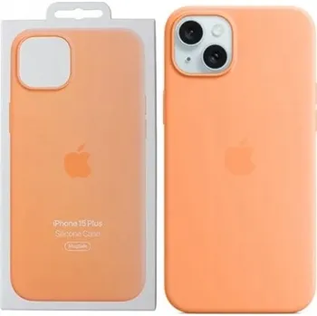 Pouzdro na mobilní telefon Zadní Kryt Apple pro Apple 15 Plus oranžový