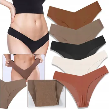 Kalhotky MIX SADA X5 KS KALHOTKY FIGI LASEROVÉ BEZEŠVÉ PRODYŠNÉ SEXY L