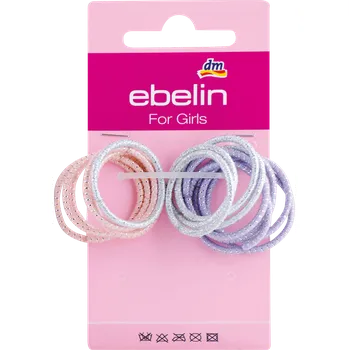 ebelin gumičky do vlasů tenké, barevný mix