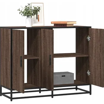 Komoda Komoda, hnědý dub, 94x35x76 cm, dřevotříska