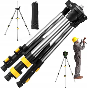 Měřící laser STAVEBNÍ STATIV PRO LASERY SE TŘEMI NASTAVITELNÝMI VÝŠKAMI 120 CM