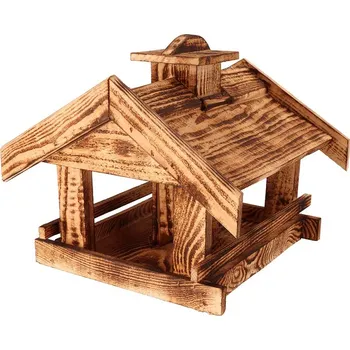 Krmítko pro ptáka ČistéDřevo Velké opálené krmítko pro ptáky CZ1879 37 x 36 x 30 cm smrk