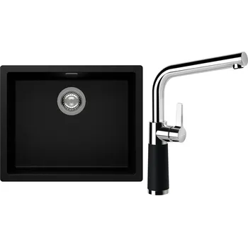 Kuchyňský dřez Set Schock S14-10 (dřez Kaia N-100L Puro + baterie SC-540 Puro)