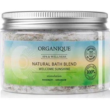 Koupelová sůl Sůl do koupele Pozdrav Slunci Rozmarýn Geranium ORGANIQUE