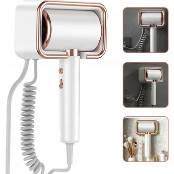 Péče o vlasy Hotelový fén na vlasy, výkonný, koncentrátor, držák, 2000 W