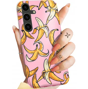 Pouzdro na mobilní telefon Zadní Kryt Hello Case pro Samsung Galaxy S24 žlutý