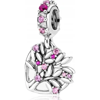 Přívěsek Přívěsek STŘÍBRO 925 Korálek Charms Fialový Strom Života