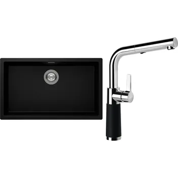 Kuchyňský dřez Set Schock S15-11 (dřez Kaia N-100XL Puro + baterie SC-540.120 Puro)