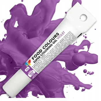 Potravinářské barvivo Gelové barvivo Food Colours 20 g 20 ml 1 ks fialové