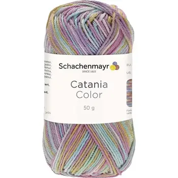 Schachenmayr Catania Color 231 Multicolor pastel (Bavlněná příze Catania Color 231 Multicolor pastel)