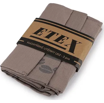 Utěrka Bavlněná utěrka 50x70 cm egyptská bavlna, střední, 16 béžová tmavá