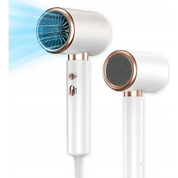 Fén Hotelový fén na vlasy nástěnný lehký se silným držákem 2000W bílý