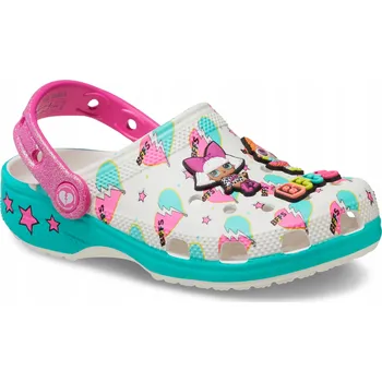 Dámská obuv Crocs L.O.L. Surprise! Diva 209466-100 barevné pantofle Crocs J2 33-34