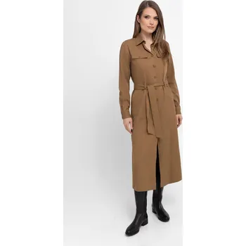 Dámské šaty ŠATY ŠMIZÉRKA HNĚDÁ VOLCANO G-VILLA XXL