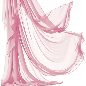 Šifonová látka 66 g/m2, šířka 75 cm, růžová