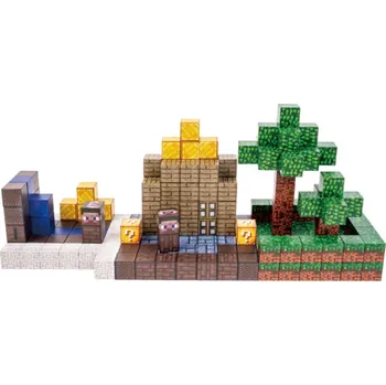 ostatní stavebnice Ulitu Magnetická stavebnice Kostky - Vesnický dům 128 ks