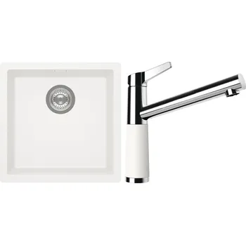 Kuchyňský dřez Set Schock S13-4 (dřez Kaia N-100 Polaris + baterie SC-510 Polaris)