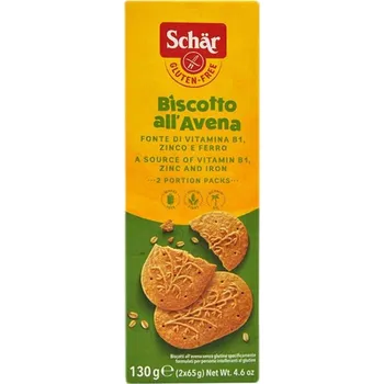 Schär Avena ovesné sušenky 130g Schar bez lepku 3015