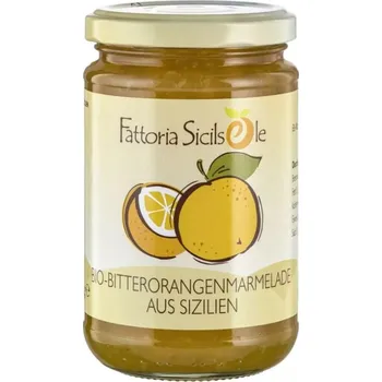 Fattoria Sicilsole Marmeláda z hořkých pomerančů 370 g bio BIO VEGAN Množství: 1 ks