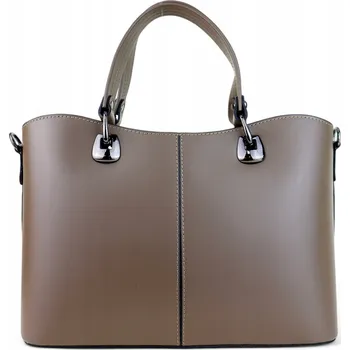 Kabelka MORANTI kabelka z pravé kůže, transparentní