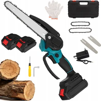 Motorová pila AKU ŘETĚZOVÁ PILA PRO BEZUHLÍKOVÁ RUČNÍ PILKA NA VĚTVE