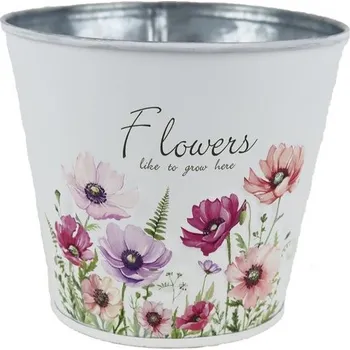 Zahrada Květináč plechový K4691/2