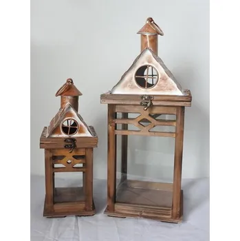 Dřevěná lucerna D7211/B