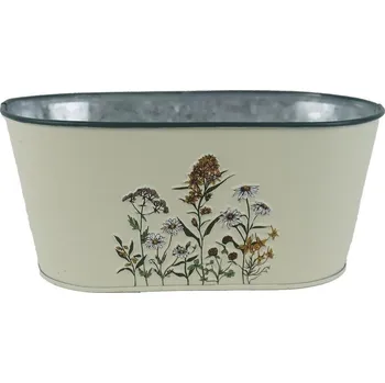 Zahrada Květináč plechový ovál K4682/2