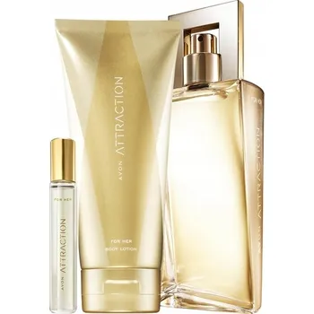Dámský parfém Avon Sada Attraction pro ni parfémovaná voda 50 ml + tělové mléko 125 ml + parfémová miniaturka 10 ml