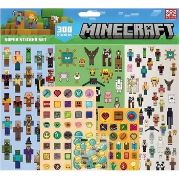 Samolepící dekorace imago Sada samolepek Minecraft (300 ks)