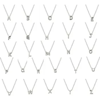 Šperk Stříbrný náhrdelník - písmeno N