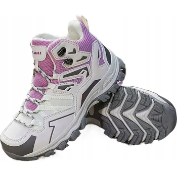 Dámská sportovní obuv MÓDNÍ DÁMSKÉ TREKOVÉ BOTY HORSKÉ TURISTICKÉ SPORTOVNÍ FIALOVÉ