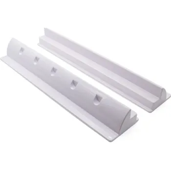 držák na solární panel Držáky plastové LONG 68 cm - ROZBALENÉ pro uchycení solárních panelů - bílé (2ks sada)