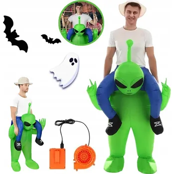 Karnevalový kostým Nafukovací kostým UFO Mimozemšťan Alien Maškarní kostým Halloween 150-200 cm