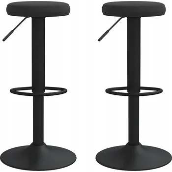 Barová židle VidaXL Barová Židle černá 78 cm plast