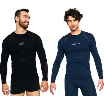 HENDERSON TERMOAKTIVNÍ SPODNÍ TRIČKO TERMO PRÁDLO ČERNÁ+TMAVĚ MODRÁ L