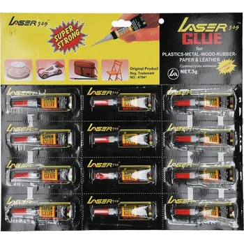 Průmyslové lepidlo Vteřinové lepidlo Super Glue kyanoakrylátové univerzální 36 ml