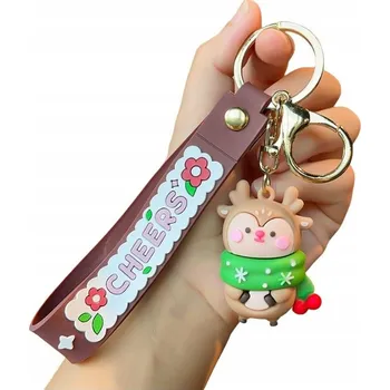 Přívěsek Na Klíče vánoční plastový Ecarla