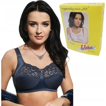 Podprsenka VIKI Podprsenka nevyztužená 583 NINA grafitová 85H