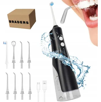 Bezpečnostní kamera Výkonný zubní irigátor bezdrátový 4 REŽIMY 8 NÁSTAVCŮ